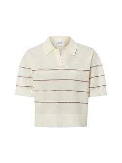 Damski sweter z dzianiny z krótkim rękawem