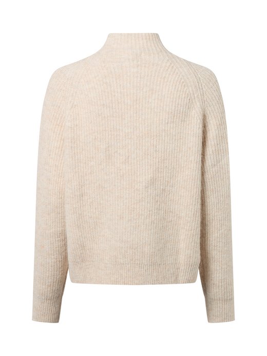 Damski sweter z dzianiny z wełną i alpaką