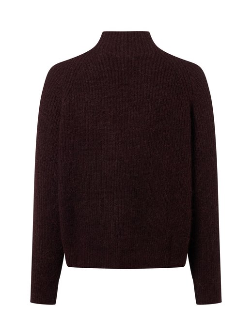 Damski sweter z dzianiny z wełną i alpaką