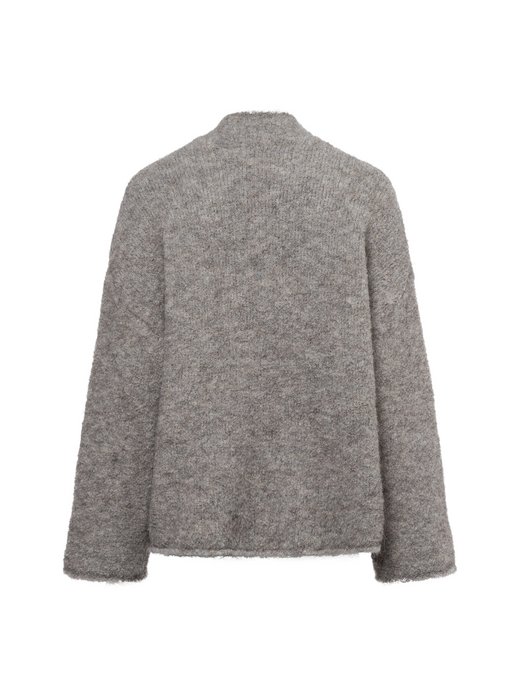 Damski sweter z dzianiny z zawartością alpaki - Mschbathilda