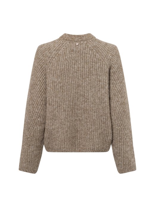 Damski sweter z dzianiny z zawartością alpaki - Nuzindi