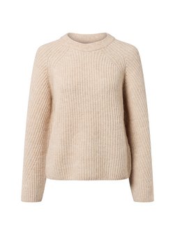 Damski sweter z dzianiny z zawartością alpaki - Nuzindi