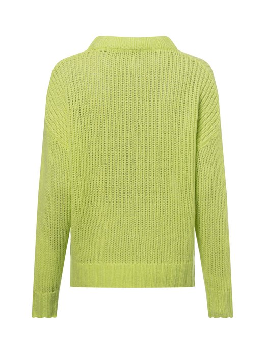 Damski sweter z dzianiny z zawartością alpaki - Sloossy