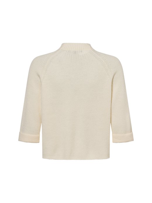 Damski sweter z dzianiny z zawartością kaszmiru - Tijoulie