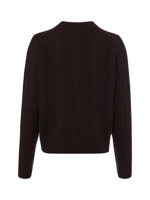 Damski sweter z dzianiny z zawartością kaszmiru