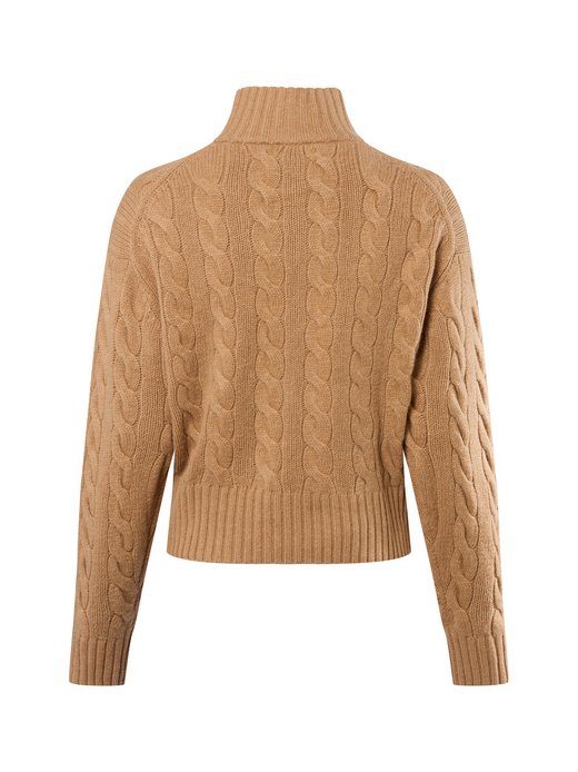 Damski sweter z dzianiny z zawartością kaszmiru