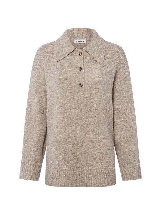 Damski sweter z dzianiny z zawartością wełny - Laiani Jumper