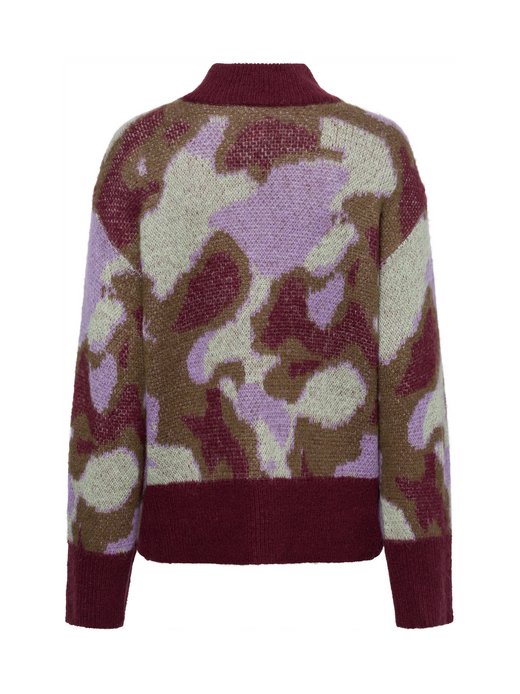 Damski sweter z dzianiny z zawartością wełny - Yastorio