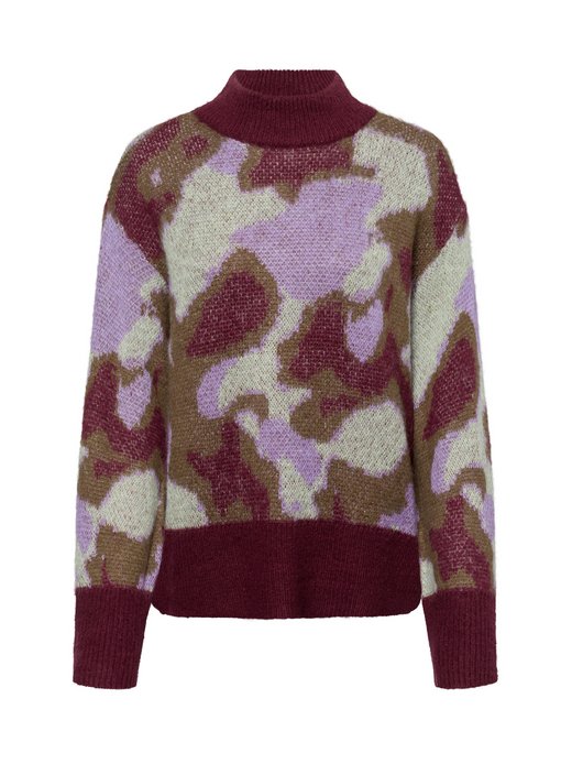 Damski sweter z dzianiny z zawartością wełny - Yastorio