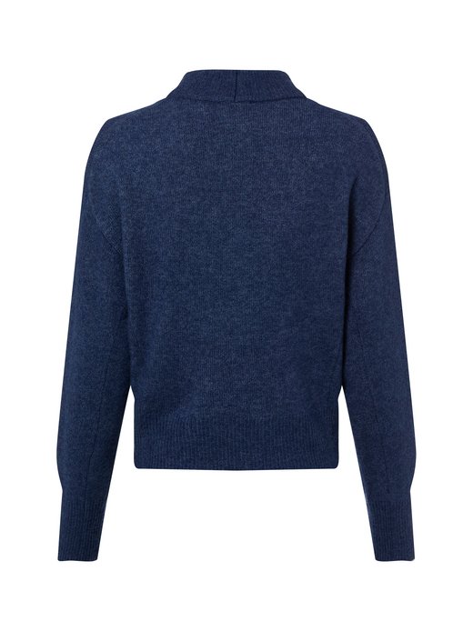 Damski sweter z dzianiny z zawartością wełny i alpaki - Pitan