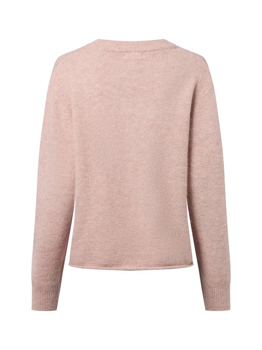 Damski sweter z dzianiny z zawartością wełny i alpaki