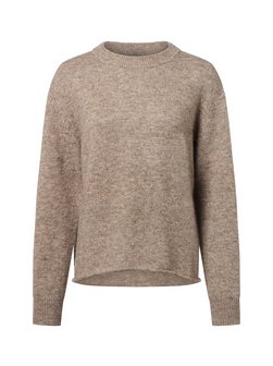 Damski sweter z dzianiny z zawartością wełny i alpaki