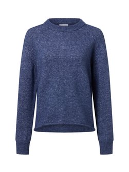 Damski sweter z dzianiny z zawartością wełny i alpaki