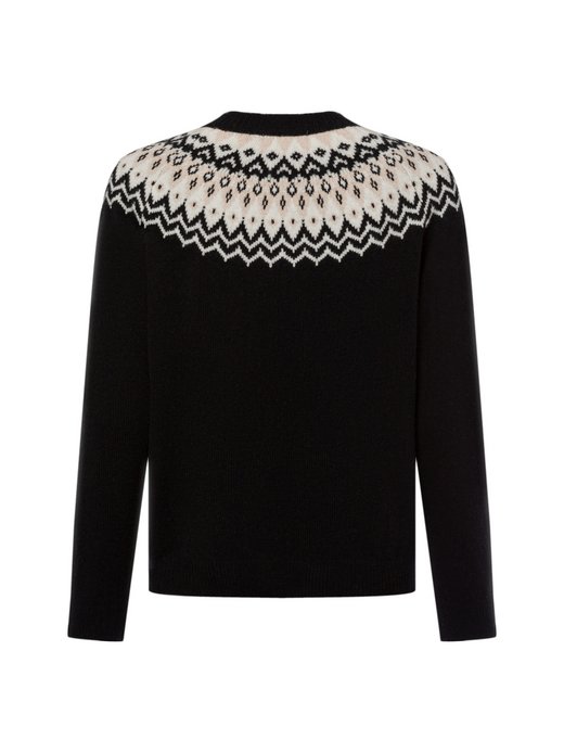 Damski sweter z dzianiny z zawartością wełny