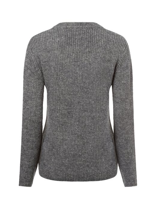 Damski sweter z dzianiny z zawartością wełny