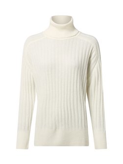 Damski sweter z dzianiny z zawartością wełny