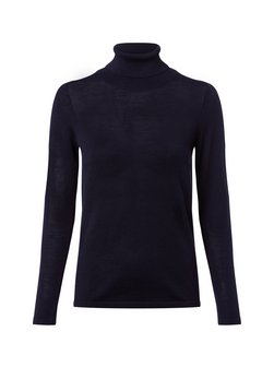 Damski sweter z golfem wykonany z wełny merynosów