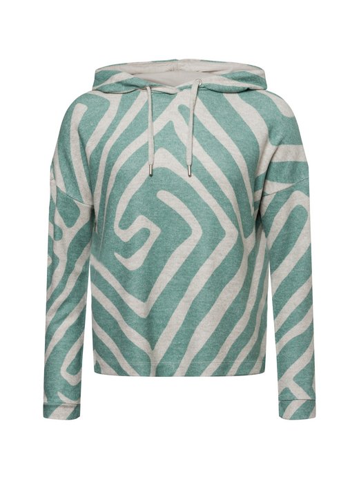 Damski sweter z kapturem