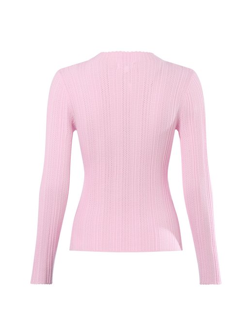 Damski sweter z koronkowej dzianiny