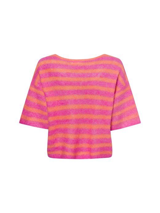 Damski sweter z krótkim rękawem z alpaką - Nenybay