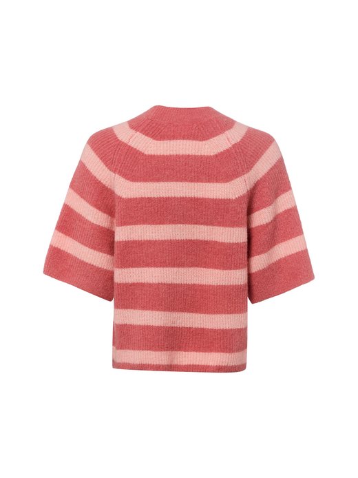 Damski sweter z krótkim rękawem z dzianiny z zawartością alpaki - MSCHMilania Hope