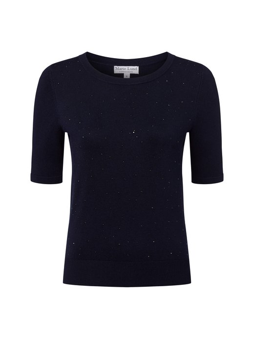 Damski sweter z krótkim rękawem