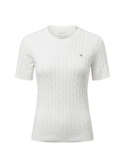 Damski sweter z krótkim rękawem