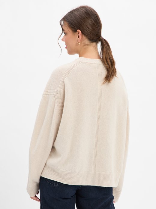 Damski sweter z wełny dziewiczej - Liziela