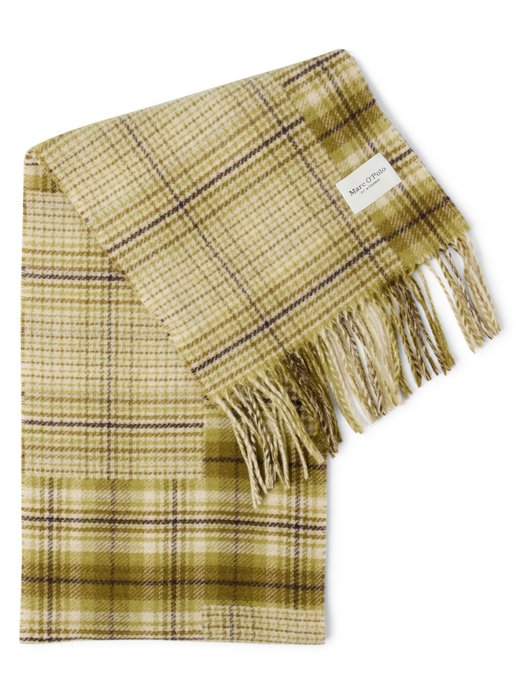 Damski szal z wełny dziewiczej