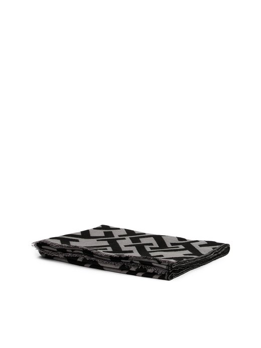 Damski szalik tkany z wełną