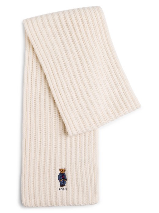 Damski szalik z zawartością wełny - Bear Scarf