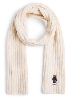 Damski szalik z zawartością wełny - Bear Scarf