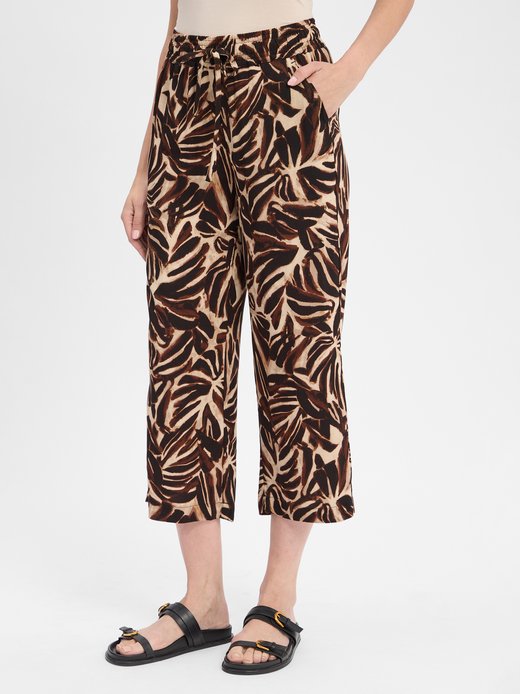 Damskie letnie spodnie typu culottes - SC-Roksana 5-C