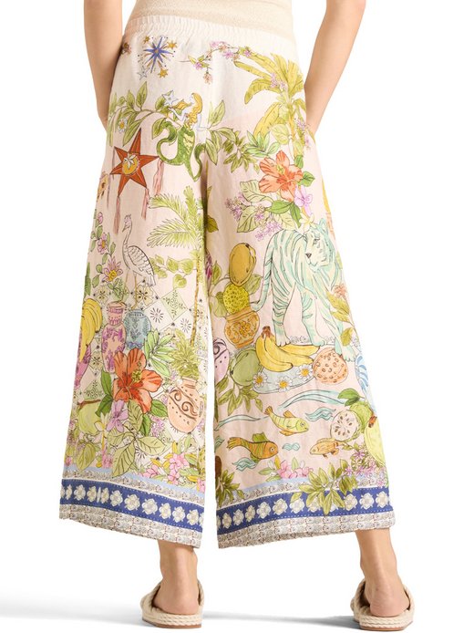 Damskie lniane culotte - Candice