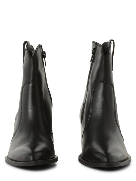 Damskie skórzane buty za kostkę