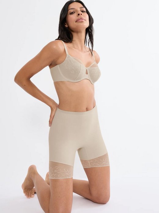 Damskie spodenki kolarskie - Comfort Contour Mid-Thigh Panty