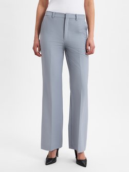 Damskie spodnie biznesowe z zawartością wełny - Argue