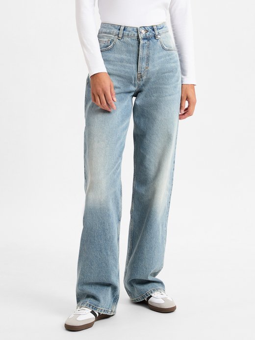 Damskie spodnie jeansowe