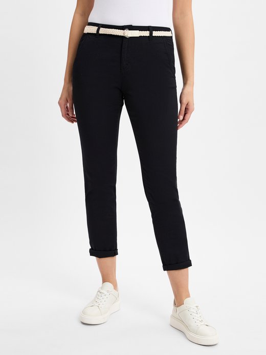 Damskie spodnie materiałowe - Chino