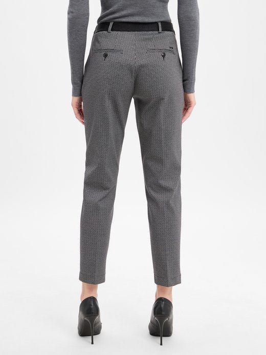 Damskie spodnie materiałowe - Maron S