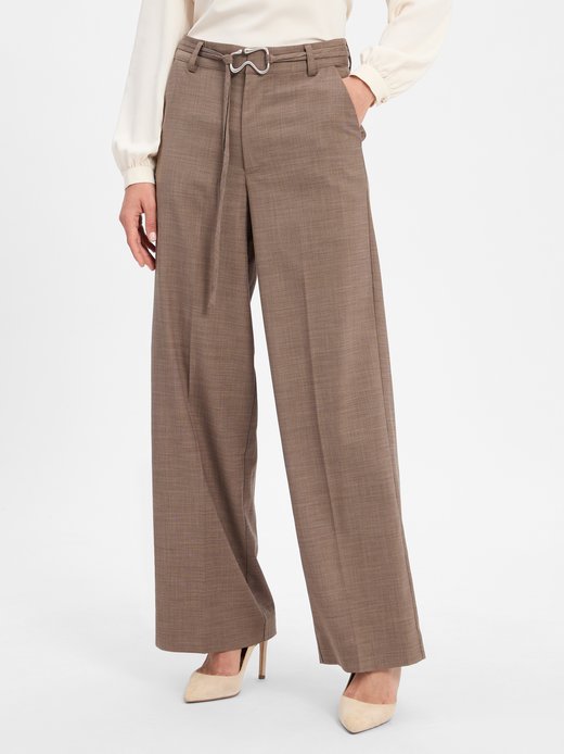 Damskie spodnie materiałowe - Moniq