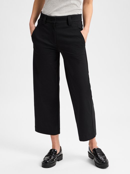 Damskie spodnie materiałowe