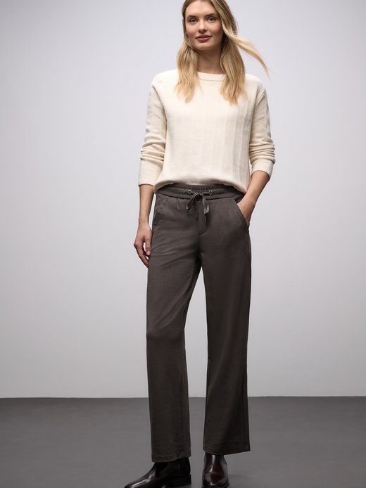 Damskie spodnie materiałowe