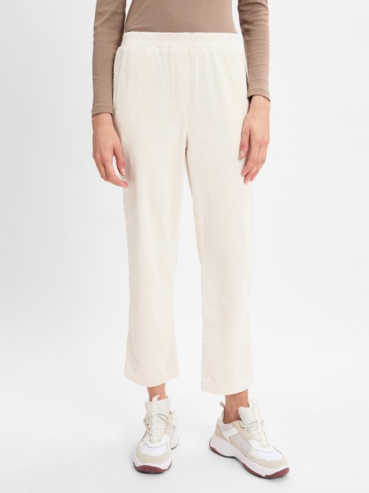 Damskie spodnie sztruksowe