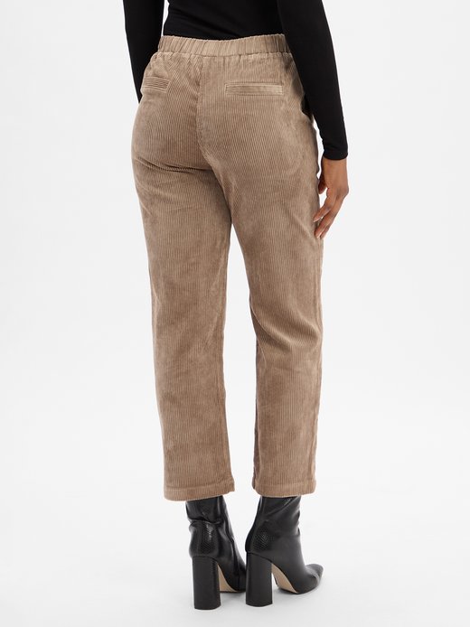 Damskie spodnie sztruksowe