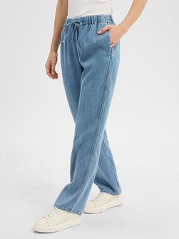 Damskie spodnie z lyocellu - Sahoysa