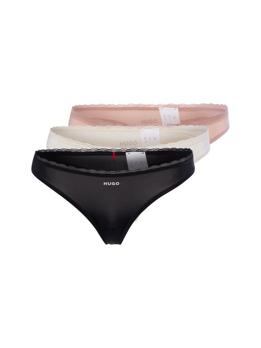 Damskie stringi w zestawie 3 sztuk