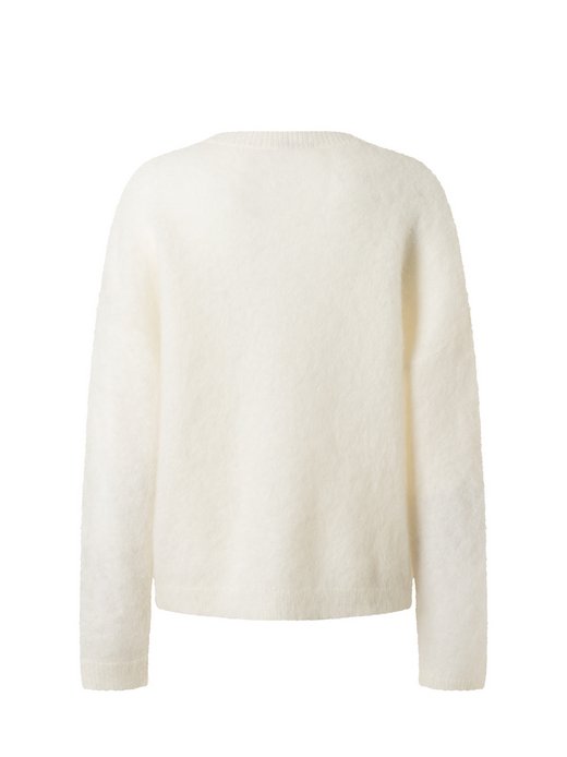 Dmen Strickpullover mit Mohair-Anteil