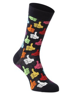Artikelbild Feinstrick-Socken von Happy Socks in marine mehrfarbig gemustert