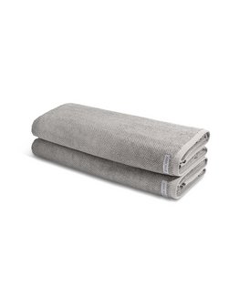Artikelbild Handtuchset 2-teilig - Selection Organic Cotton von Ross in grau uni